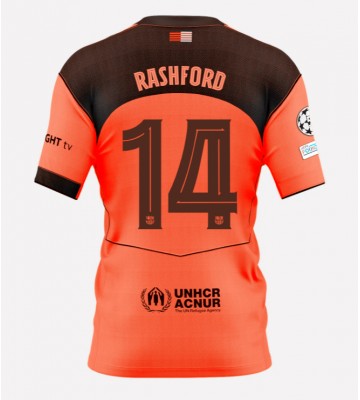 Barcelona Marcus Rashford #14 Terza Maglia 2025-26 Manica Corta